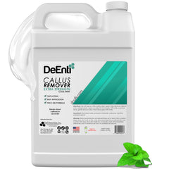 DeEnti Callus Remover bottle pour enables easy, controlled dispensing during foot care routines.
