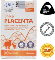Deep Blue Health halal-certified label on packaging