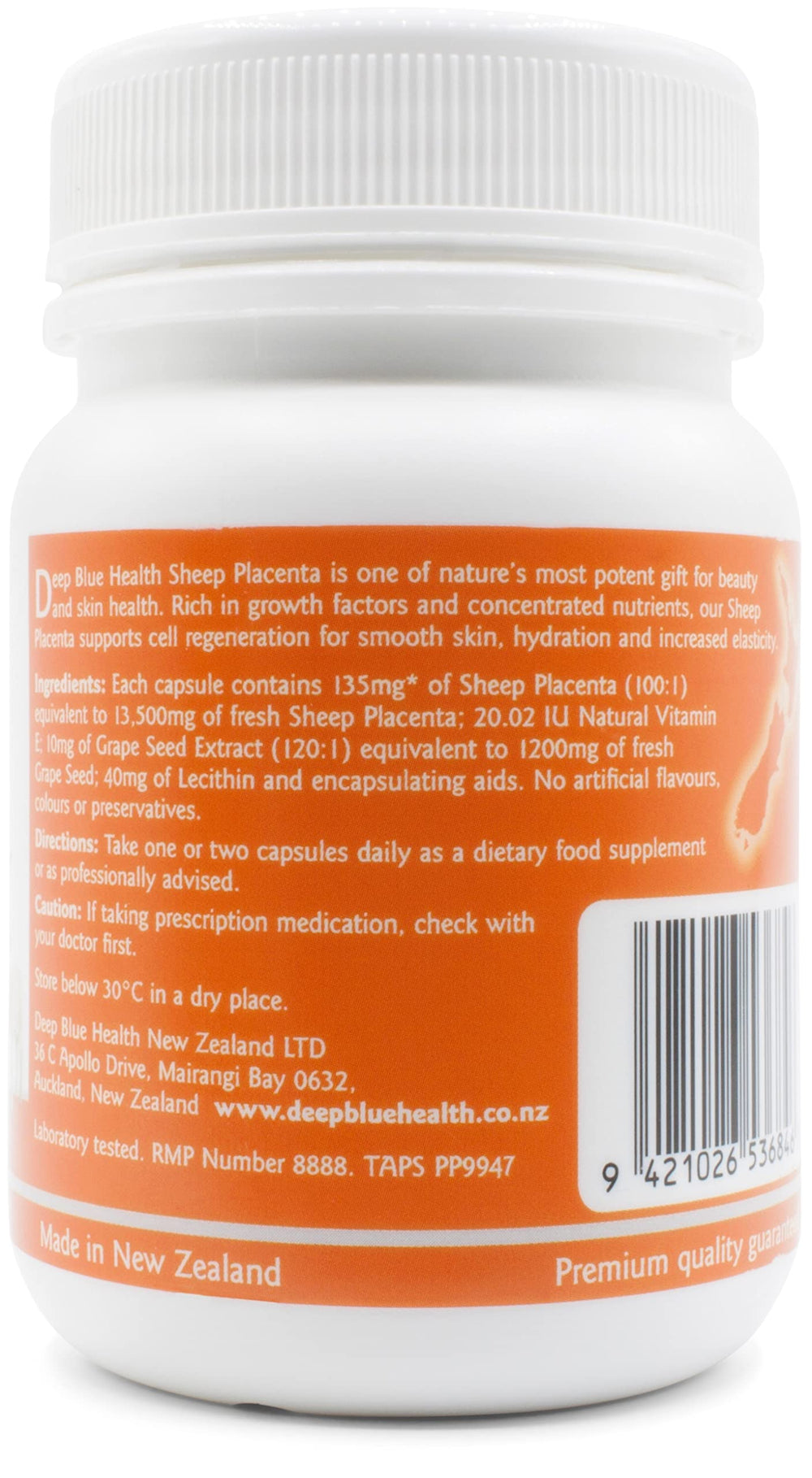 Deep Blue Health Vitamin E softgel for skin hydration and support