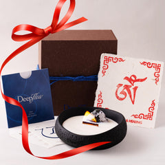 Deep Flow luxury ritual candle for Valentine’s gifting with elegant glow