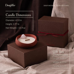 DEEP FLOW Candle glow elevates a cozy, mood-setting scene.