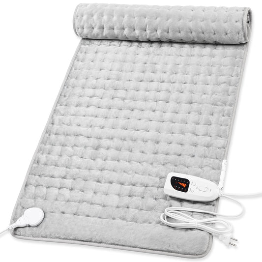 Deepsoon heating pad front view for broad coverage and warmth