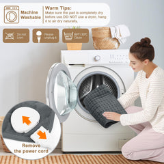 Deepsoon heating pad with auto shut-off for safe sessions