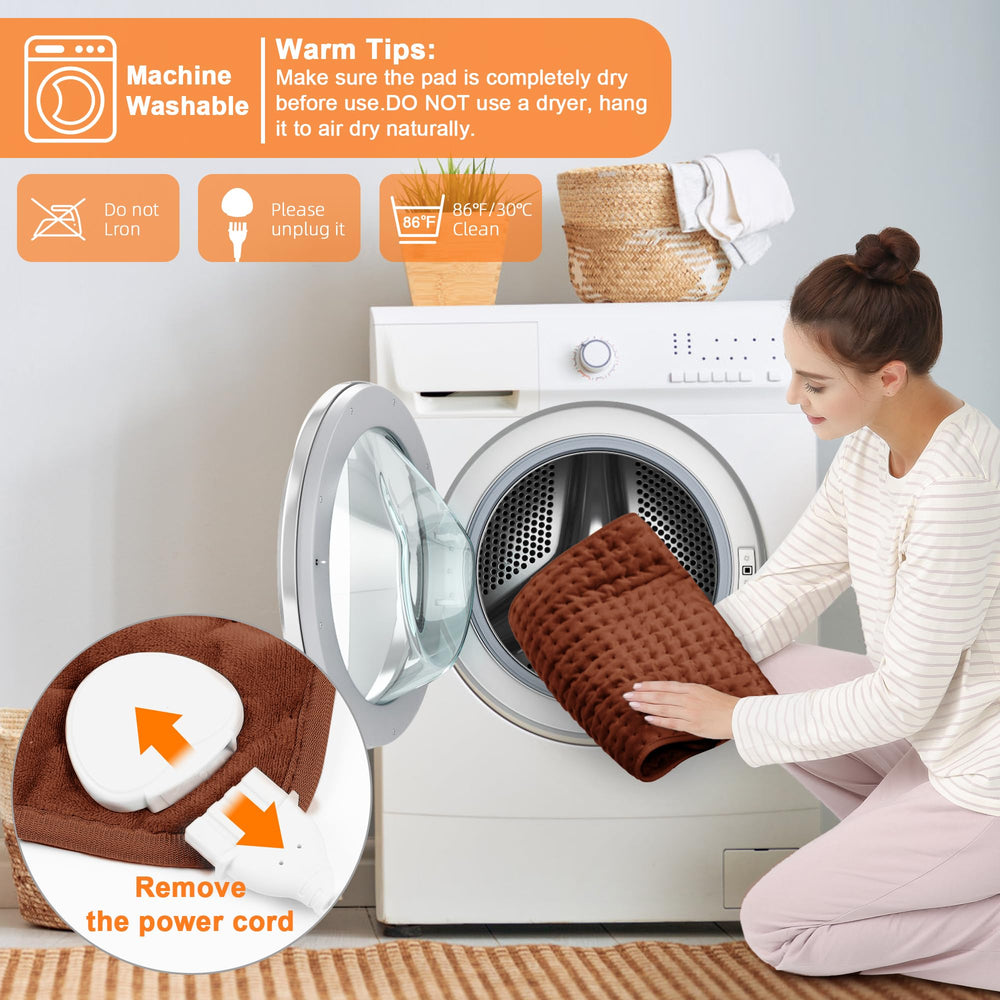 Deepsoon heating pad auto shut-off enhances safe overnight use.