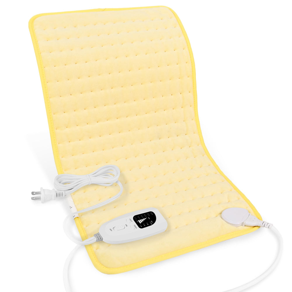 Deepsoon heating pad on back and neck offering targeted warmth for comfort