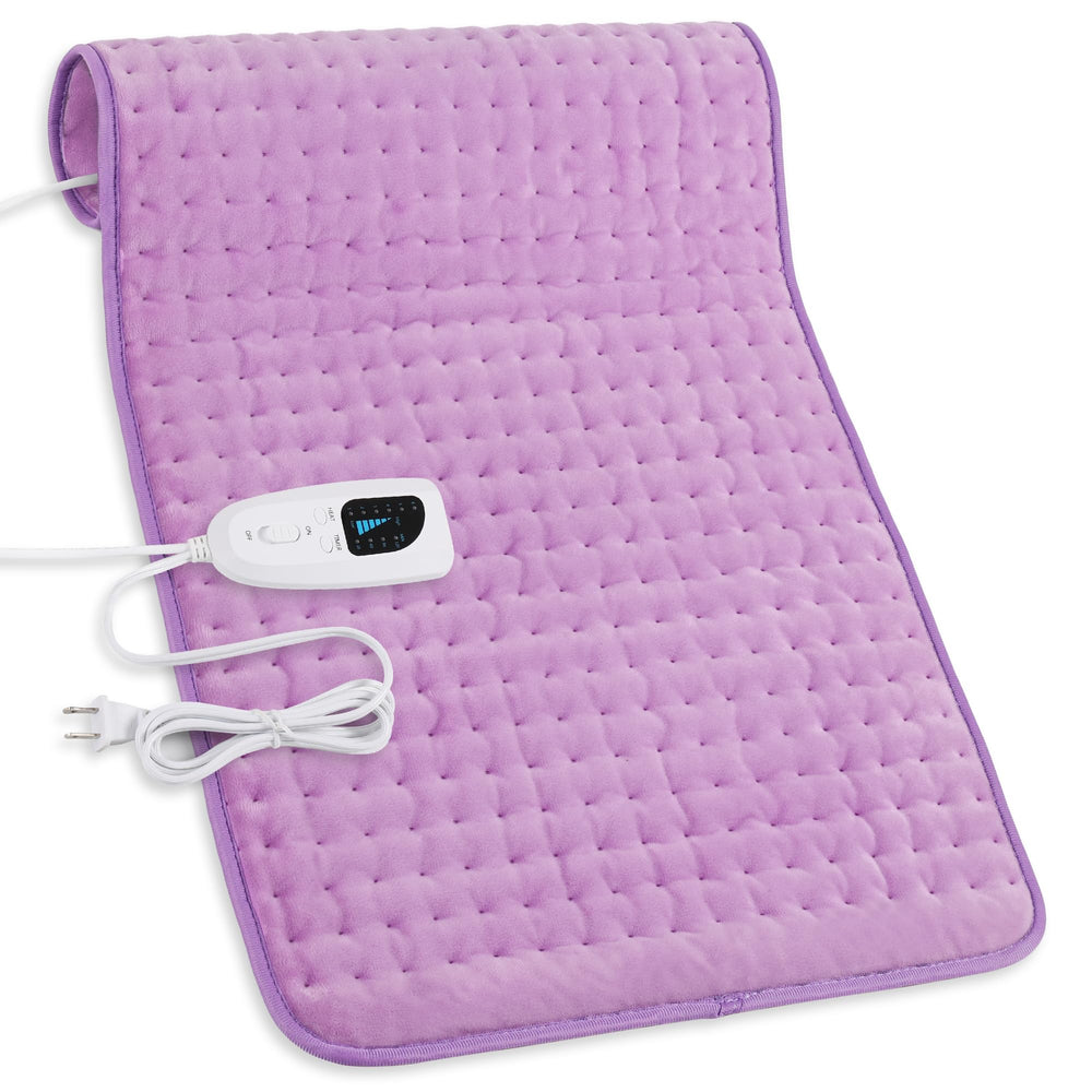 Deepsoon heating pad for back and shoulders, quick warmth with adjustable heat levels