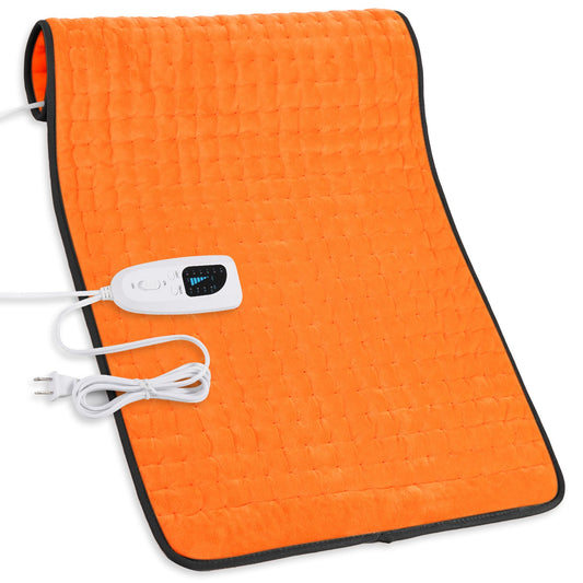 Deepsoon heating pad control panel and long 75-inch cord for easy lounging.