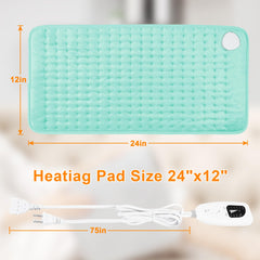 Deepsoon heating pad knee 12x24 helps relax joints after activity.