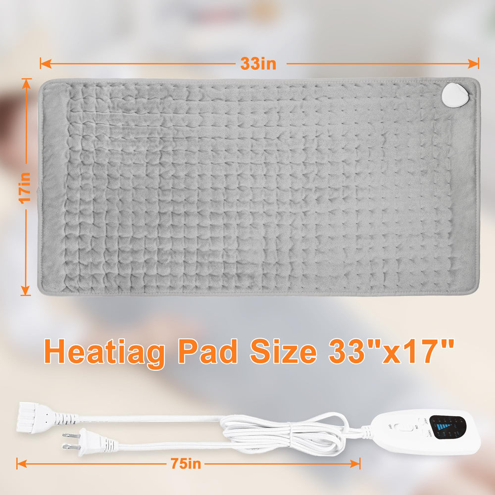 Deepsoon heating pad machine-washable cover simplifies cleanup after use