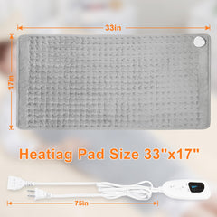 Deepsoon heating pad machine-washable cover simplifies cleanup after use
