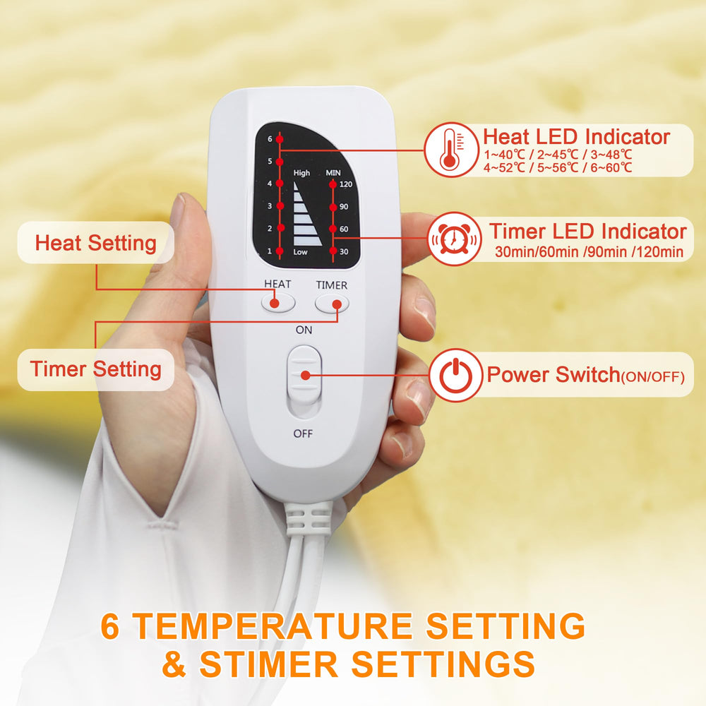 Deepsoon heating pad being machine washed for easy cleaning