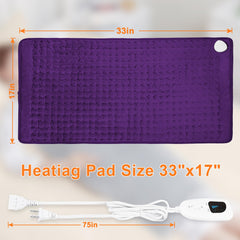 Deepsoon pad includes overheat protection and auto shut-off for safety.
