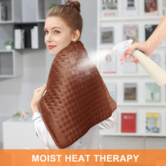 Deepsoon heating pad six-temperature settings enable tailored warmth.