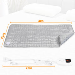 Deepsoon heating pad soft flannel exterior adds skin friendly warmth