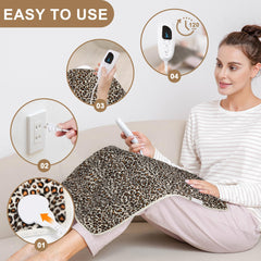 Deepsoon leopard heating pad controller for adjustable heat