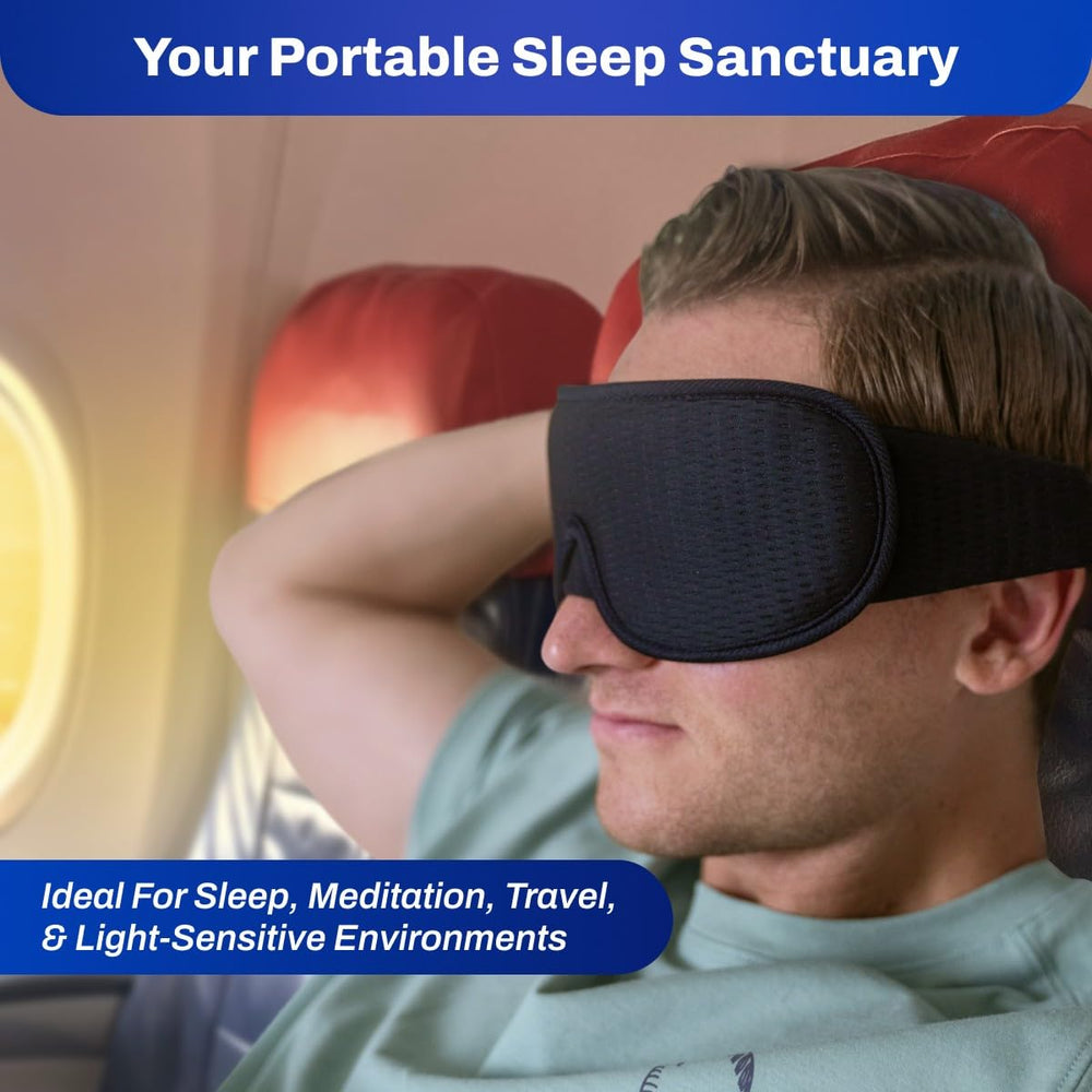 DefenderShield EMF eye mask ideal for night-time use