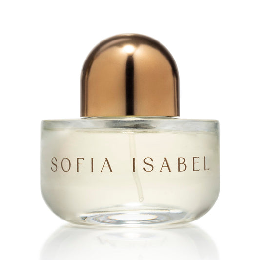 DefineMe Sofia Isabel bottle closeup for long-lasting scent