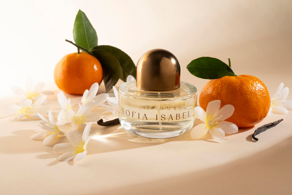 Sofia Isabel fragrance swatch reveals mandarin and vanilla