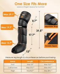 DEJUNPIOOL leg massager knee heating pads soothe joints during recovery