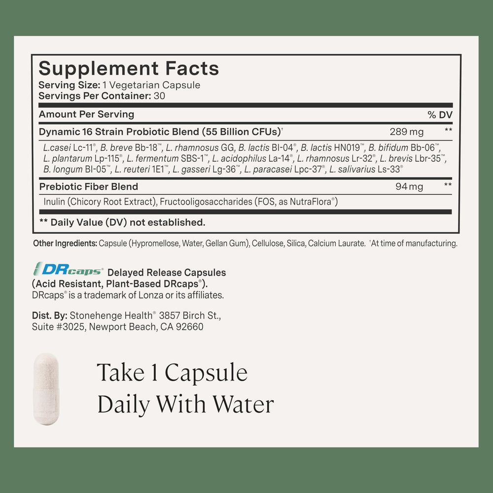 Delayed-release vegetarian capsules protect probiotics through stomach acid