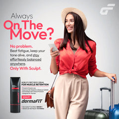 dermaFIT Sculpt vegan certification: cruelty-free, fragrance-free formula for sensitive skin