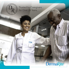 DermaRite ProHeal cap close-up illustrating pour design