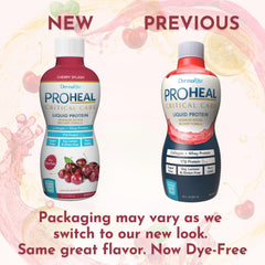 DermaRite ProHeal liquid texture ready to mix or sip