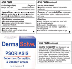 Made in USA Dermasolve packaging highlighting quality and safety.