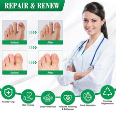 DERMFREE Toe Nail Fungus Renewal Pen bottle-3pack highlights value and ongoing care.