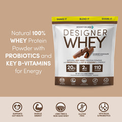Designer Wellness designer whey protein scoop for easy, quick mixing