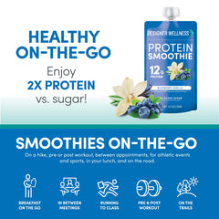 Designer Wellness gluten-free non-GMO smoothie with clean ingredients