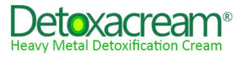 Detoxacream EDTA cream applied to neck for even absorption demonstration.
