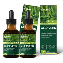 DetoxenNATURE Cleavers Drops bottle for easy daily wellness use