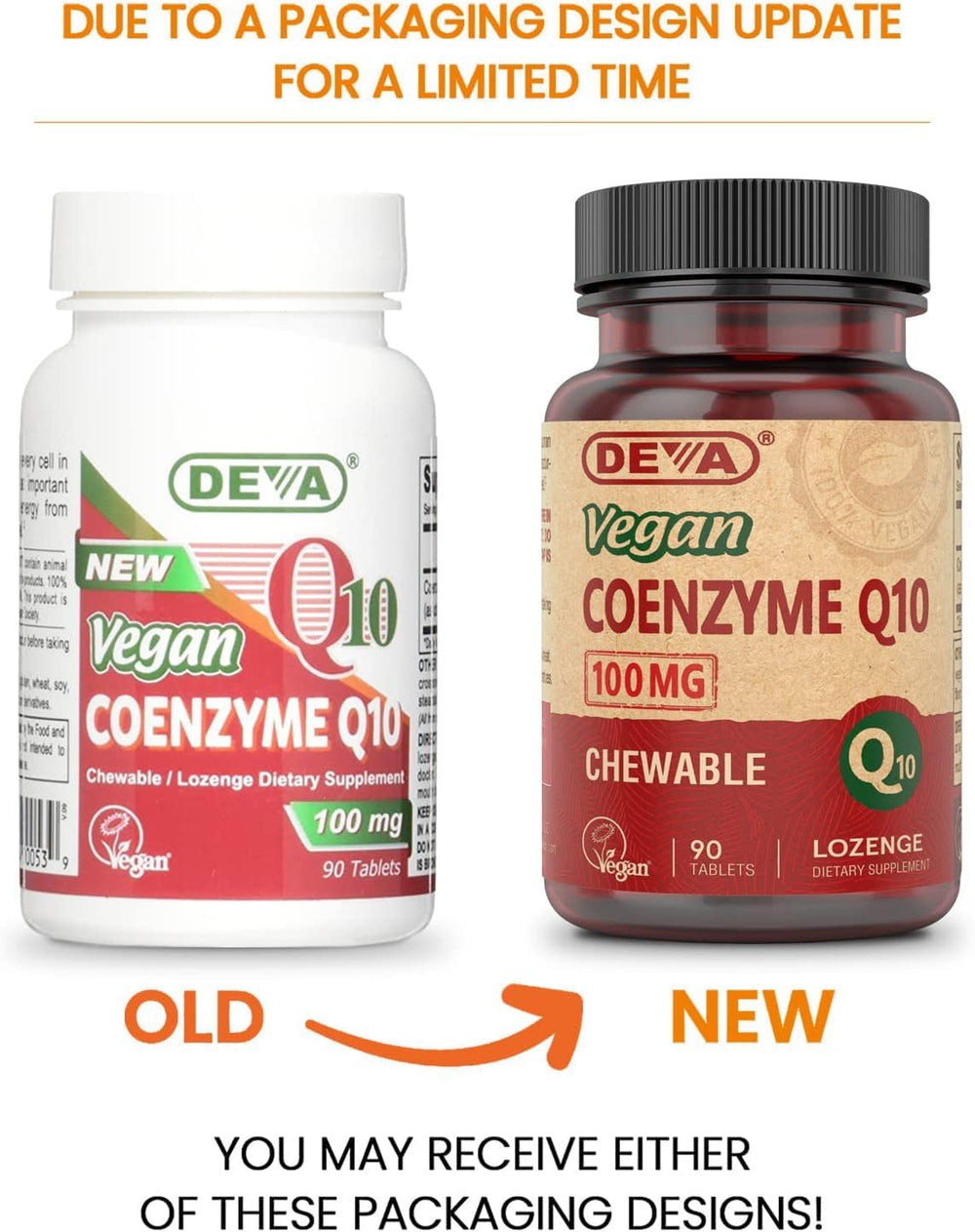 DEVA CoQ10 chewable dissolving in mouth for easy intake