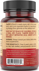 DEVA vegan CoQ10 ingredients highlighted on label for transparency