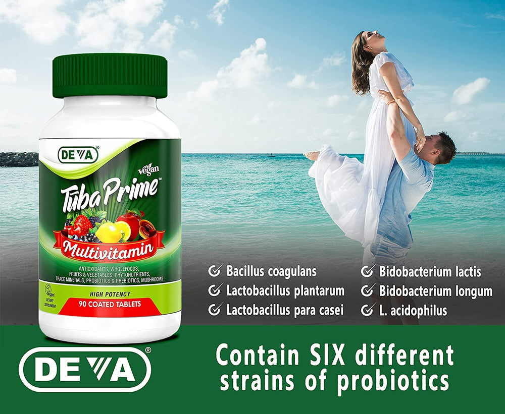 DEVA Tuba Prime mushroom blend featuring shiitake and lion's mane.