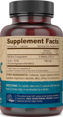 DEVA packaging two bottles, travel-friendly and shelf-stable probiotic solution.