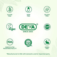 DEVA Sea Buckthorn berries evoke natural nutrients for skin health.