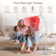 Devowellte floor red light lamp telescopic pole extended for adjustable height use