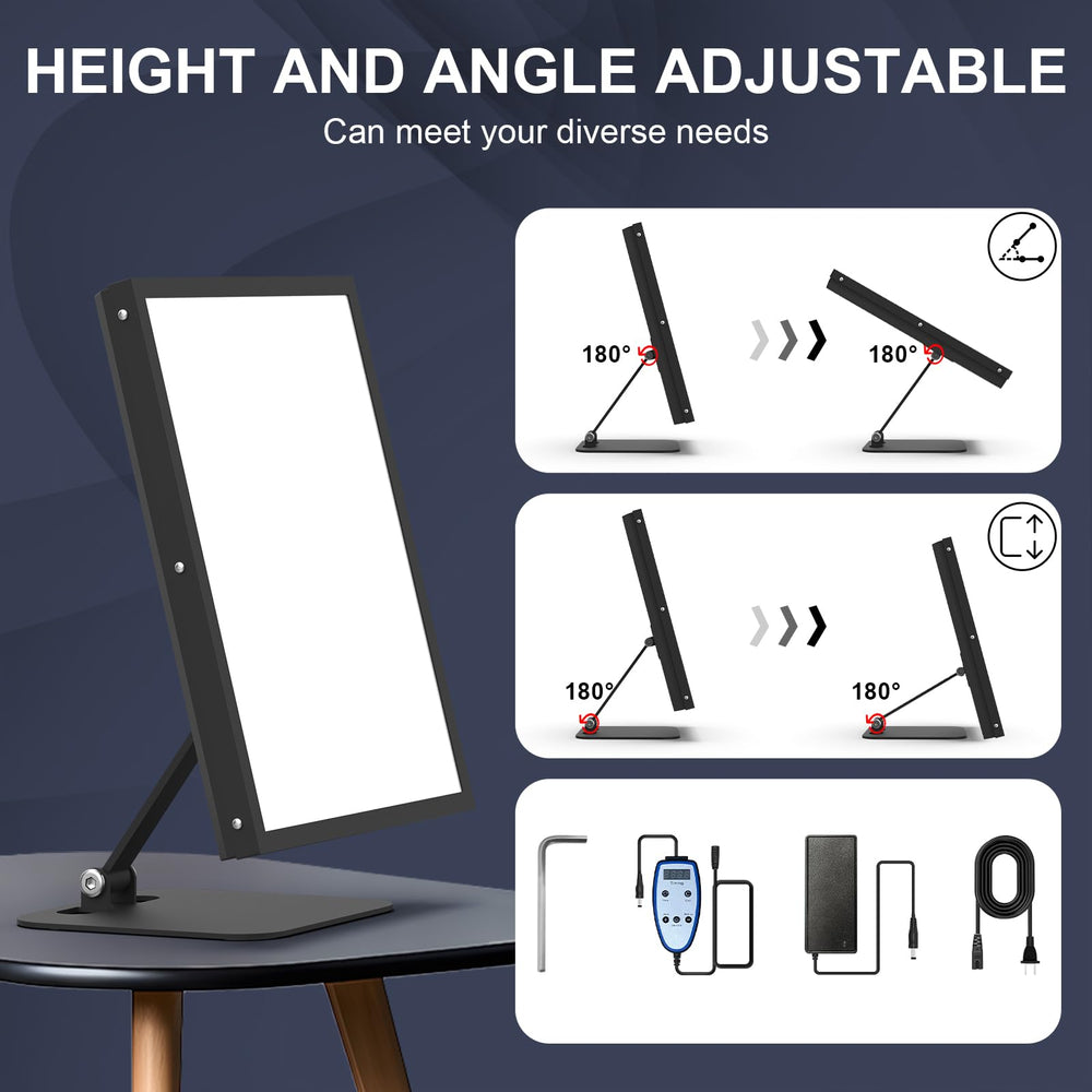 Devowellte Lamp stable square base stays put on desks