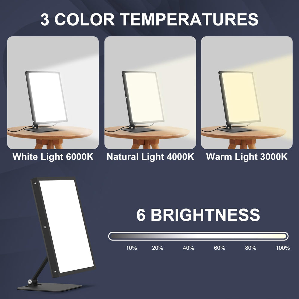 Devowellte Lamp provides 3 color temperatures to suit mood and activity