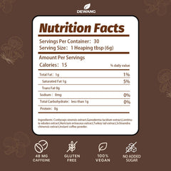 Dewang Mushroom Coffee cup steaming, suggesting focus and mental clarity with a smooth taste.