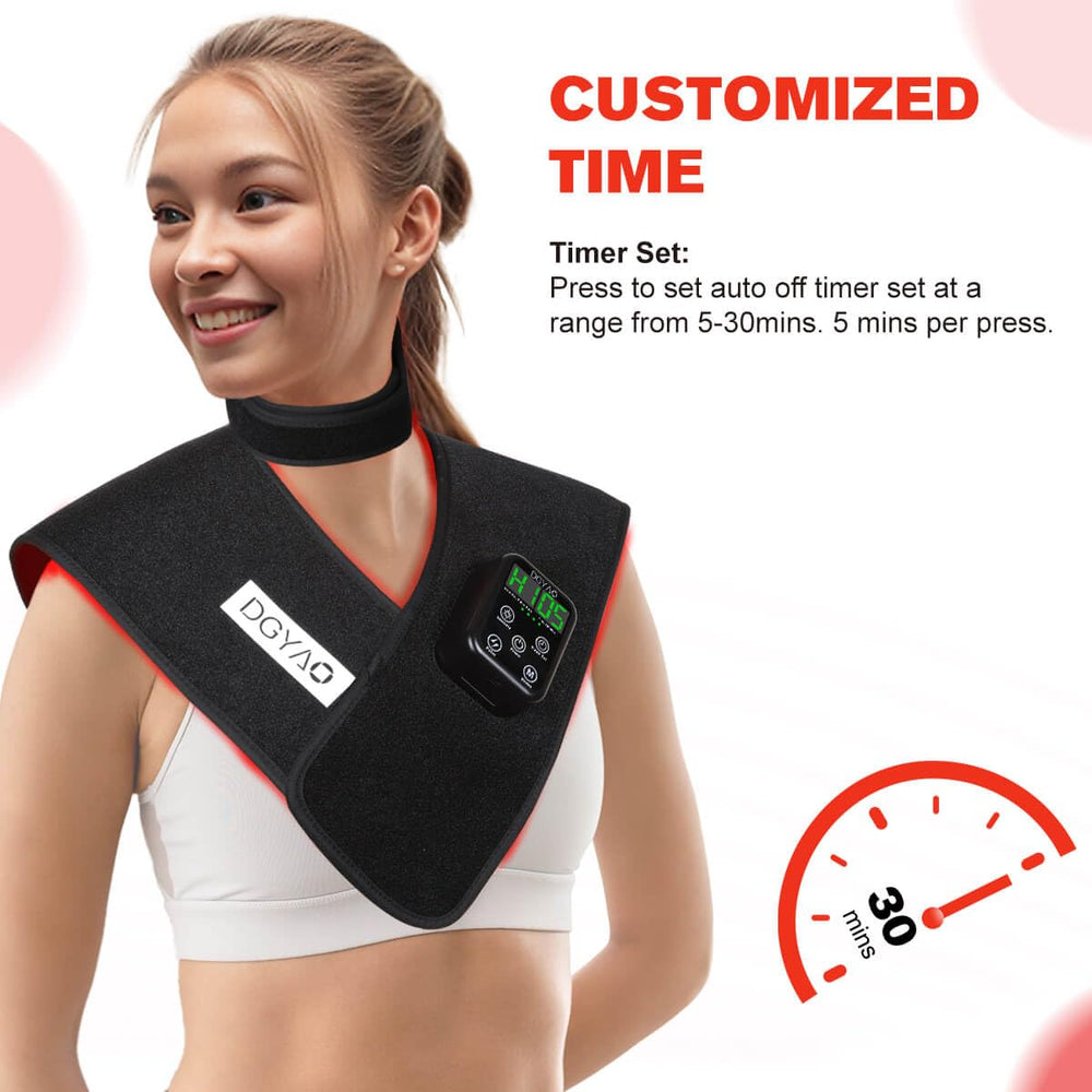 DGYAO RC2 adjustable timer from 5 to 30 minutes for flexible sessions.
