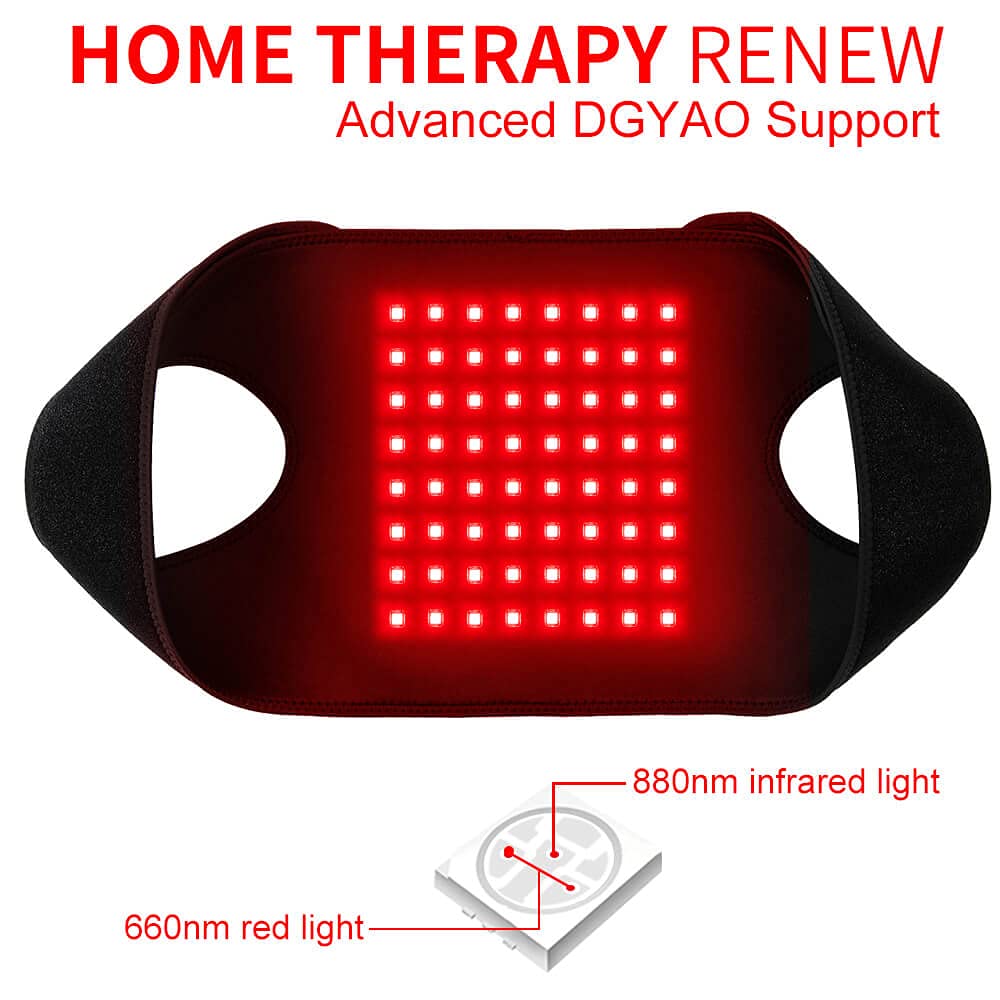DGYAO red and infrared lights reach deep tissue for therapy.