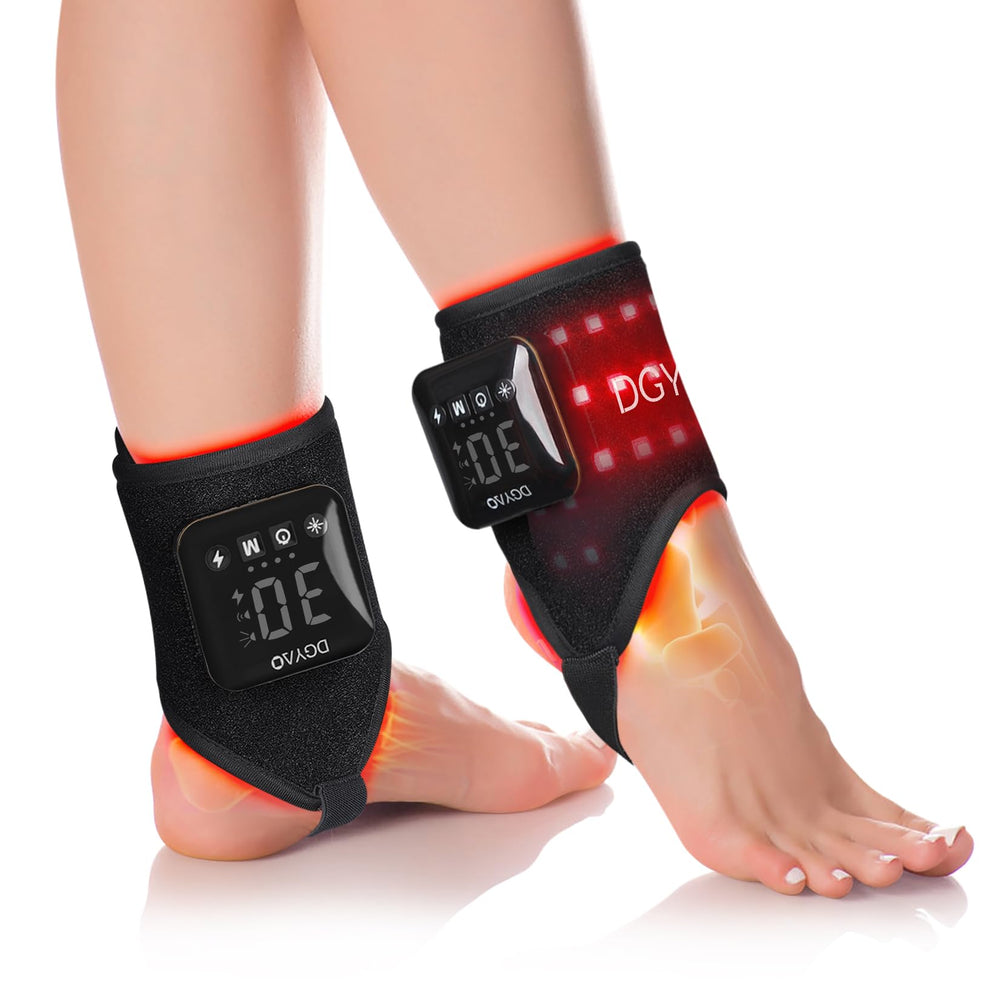 DGYAO red light wrap on ankle for targeted relief and mobility
