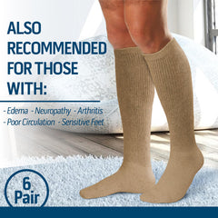 Diamond Star seamless toe and cushioned heel for reduced friction