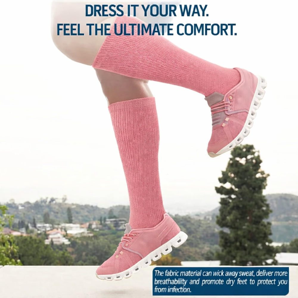 Diamond Star diabetic socks breathable cotton blend stay cool and comfortable.