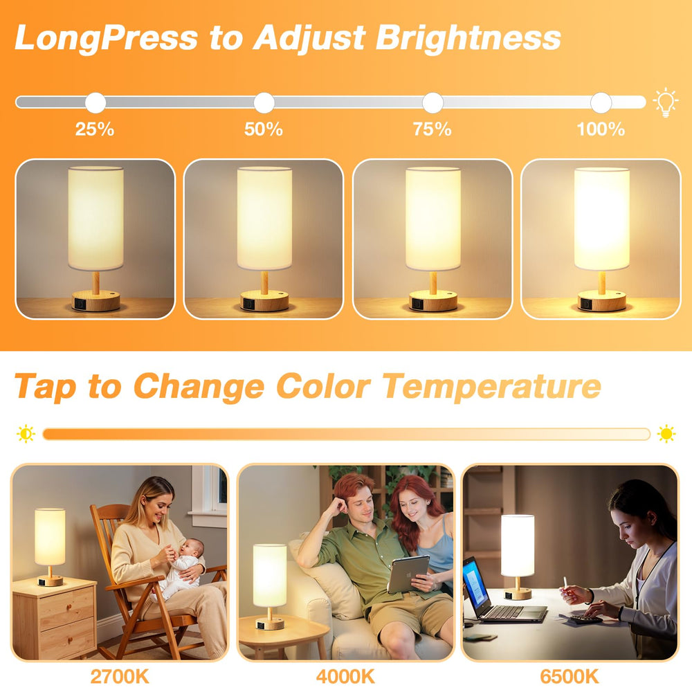 Dicoool lamp offers warm to cool color temperatures for any mood.