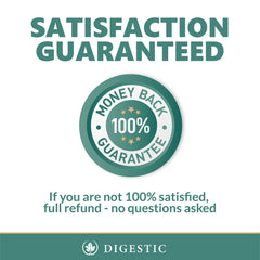 Digestic award badge indicating trusted digestive health solution