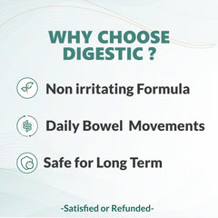 Digestic easy-to-swallow capsules offer convenient daily support for regularity.